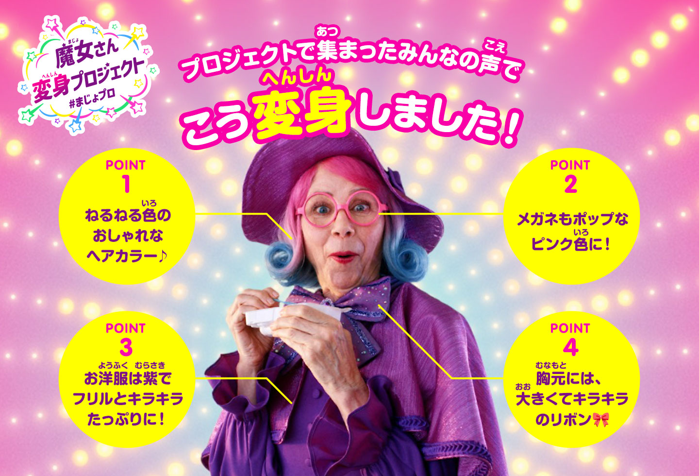 プロジェクトで集まったみんなの声で、こう変身しました！