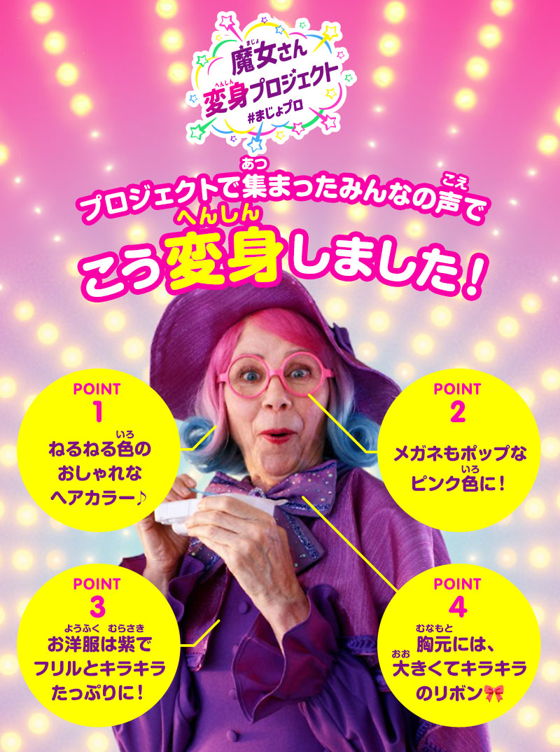 プロジェクトで集まったみんなの声で、こう変身しました！