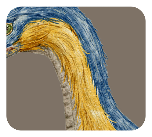 テリジノサウルスの首