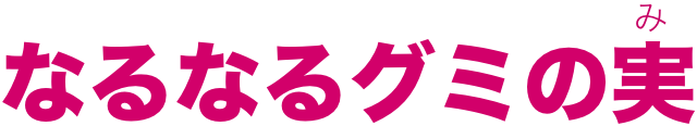 なるなるグミの実