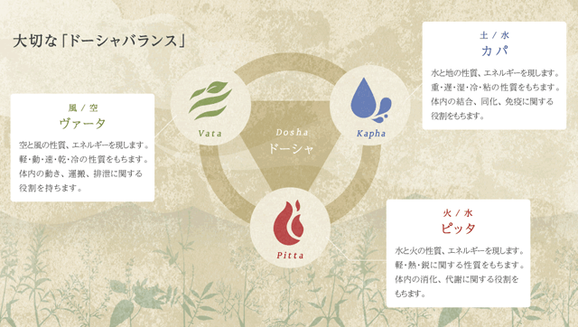 ドーシャの特徴