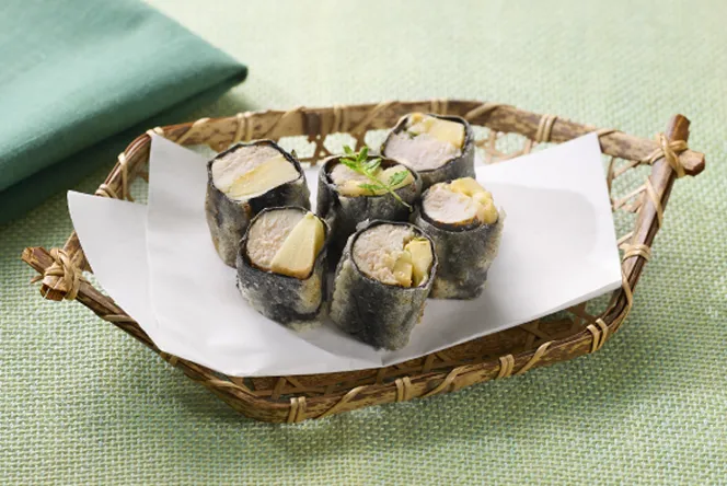 ささみの海苔巻き天ぷら