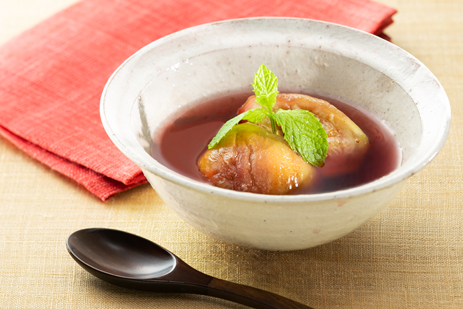 いちじくの赤ワインコンポート