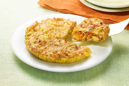 にんじんの豆腐キッシュ