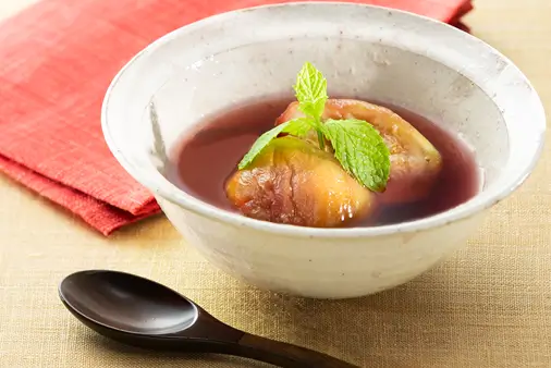 いちじくの赤ワインコンポート