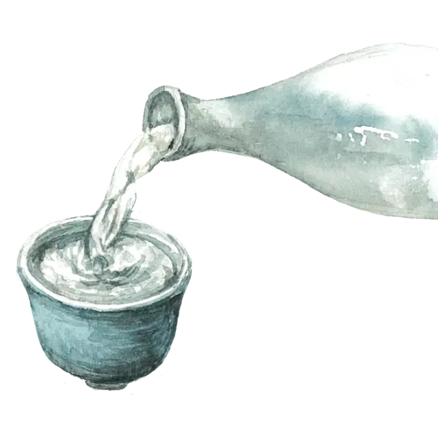 日本酒のイラスト