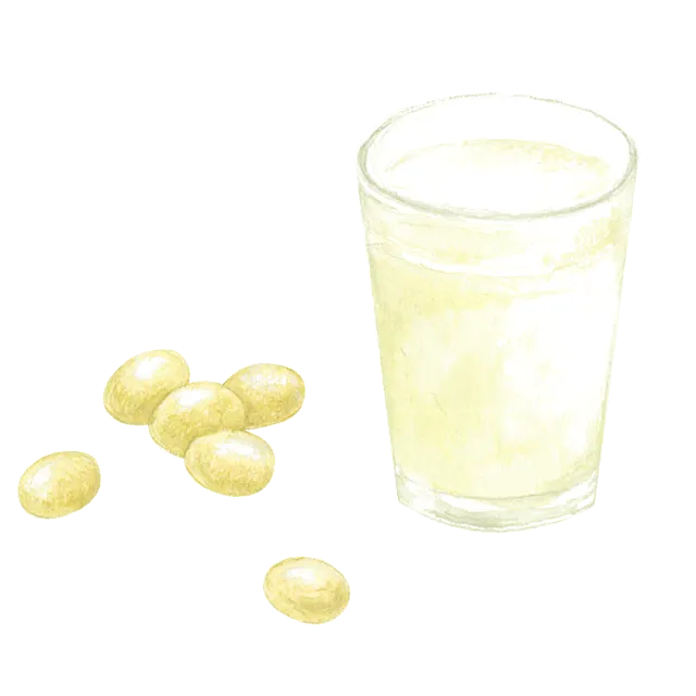 豆乳のイラスト