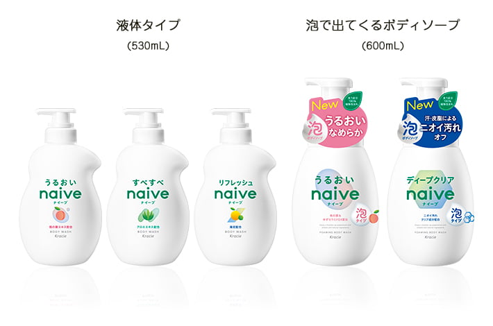 クラシエホームプロダクツ ナイーブ 泡で出てくるボディソープ 450ml×14袋