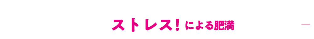 ストレス！による肥満