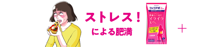 ストレス！による肥満