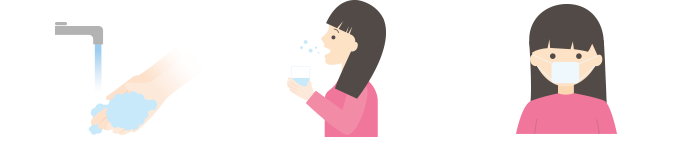 やっぱり手洗いうがいにマスクは大事？