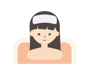 ぬるめのお湯にゆったり入浴