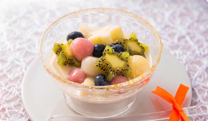 杏仁フルーツポンチ