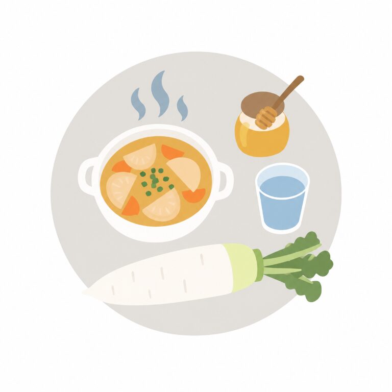 痰(たん)を出しやすくする飲み物・食べ物