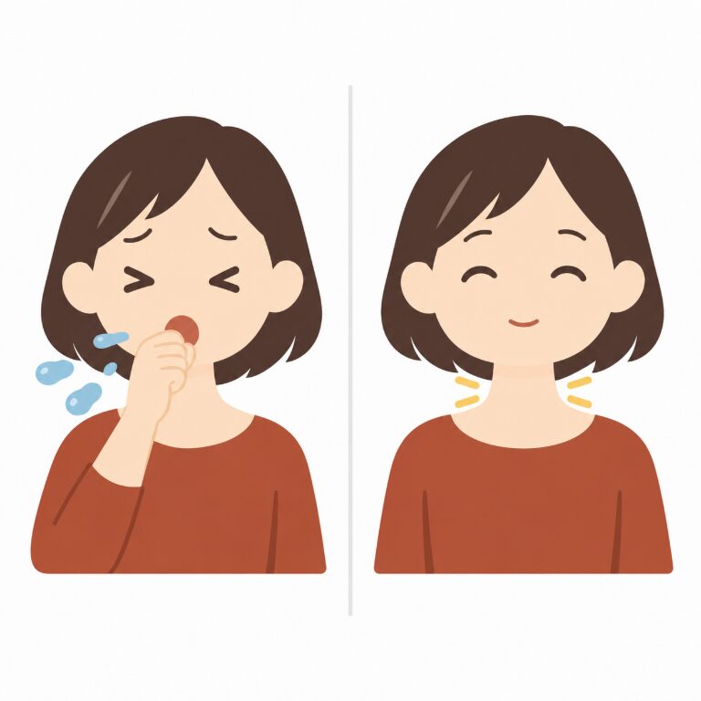 痰(たん)は出した方がいい?飲み込んでも大丈夫?