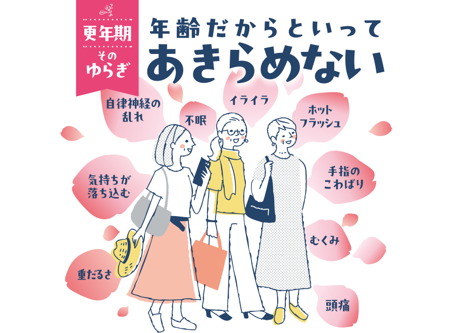 更年期障害 そのつらさ あきらめていませんか？