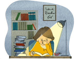 目の疲れ イメージ