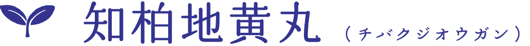 知柏地黄丸(チバクジオウガン)