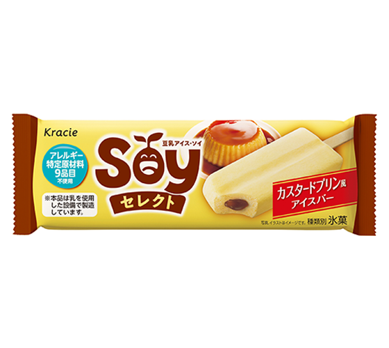 Soyセレクト　カスタードプリン風アイスバー