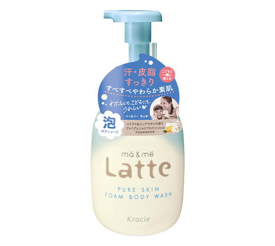 マー＆ミー　ピュアスキン　泡で出てくるボディソープ