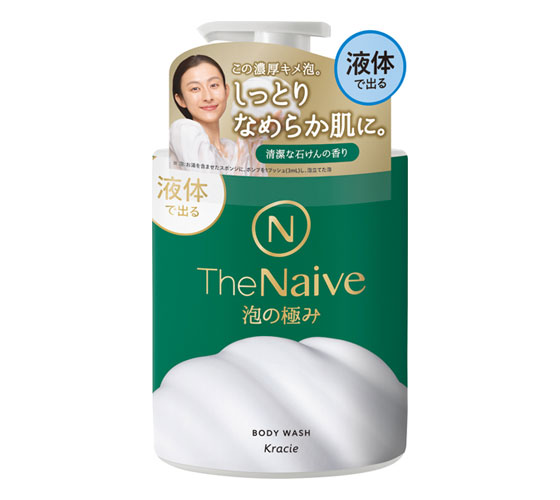 商品写真：The Naive　ボディソープ　液体タイプ