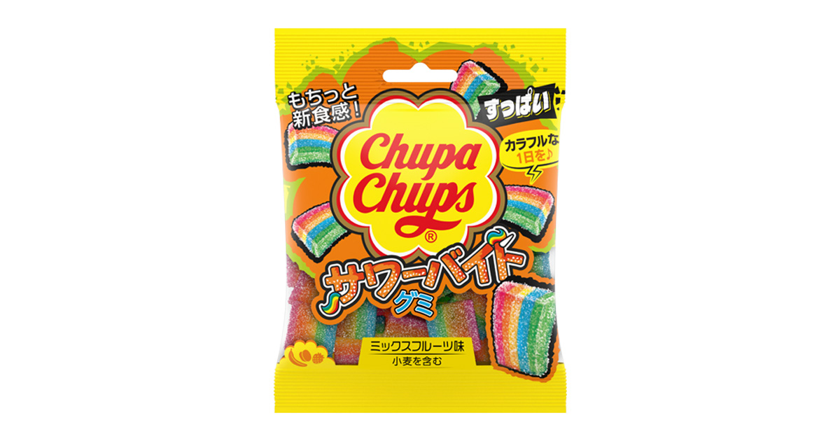 フーズ】発売初週売上1位！チュッパチャプス サワーバイトグミが帰って