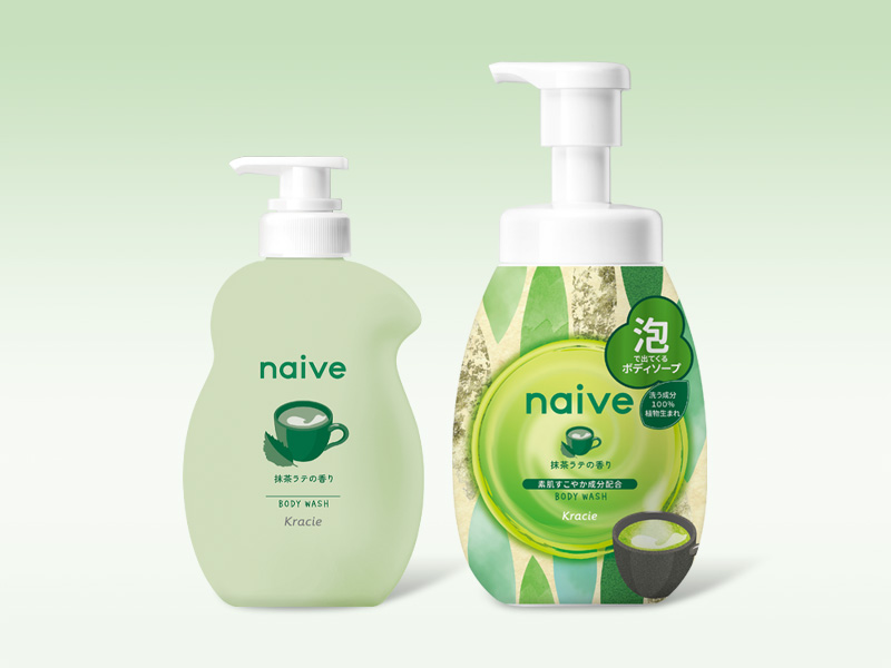 トイレタリー】洗う成分100％植物生まれの「ナイーブ」から「抹茶