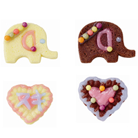 ゾウのクッキー画像