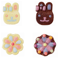 ウサギのクッキー画像