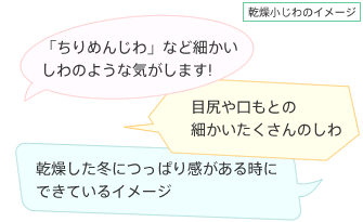 乾燥小じわのイメージ